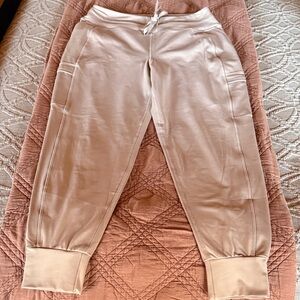 Athleta Light Tan Cargo Joggers